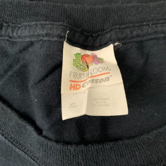 Firestone Graphic Crewneck T Shirt XL Black Shield Short Sleeve Heavy Cotton - Picture 6 of 6